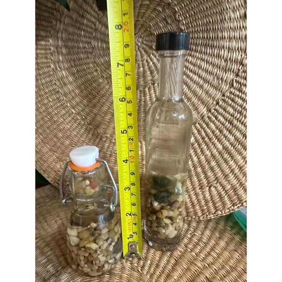 Recycled Jar Terrariums with Pebbles – Set of 2 - Picture 7 of 8